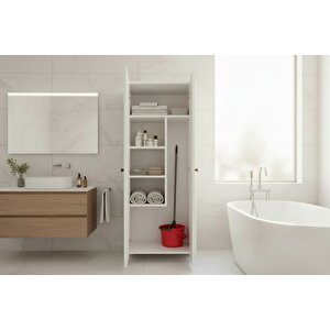 Lavo İki̇ Kapakli Temi̇zli̇k Dolabi, 54x160x33