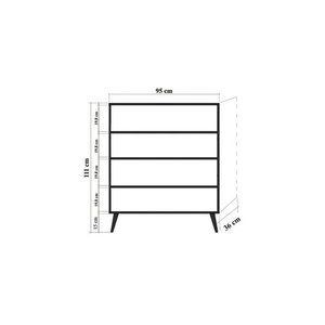 Multi̇kabi̇n Art Dolap Ahşap Ayak