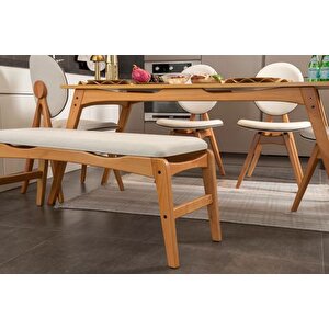 Touch Benchli̇ İskandi̇nav Masa Takimi, 4 Sandalye 1 Bench