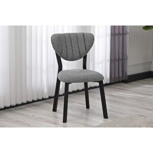 Eli̇s Mutfak Masa Takimi, 2 Sandalye, Beyaz, 70x70 Cm, Gri̇