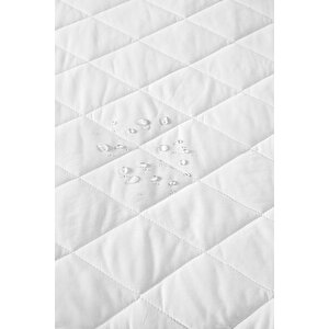 Pamuk Sıvı Geçirmez Kapitone Fitted Alez 140x200 cm