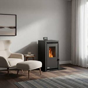 Rehome Teba Dp-06 Üflemeli Pelet Sobası 8-10 Kw