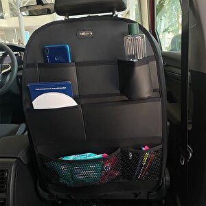 Ford Transit Deri Koltuk Arkası Düzenleyici Koruyucu Siyah 2 Adet Scrr