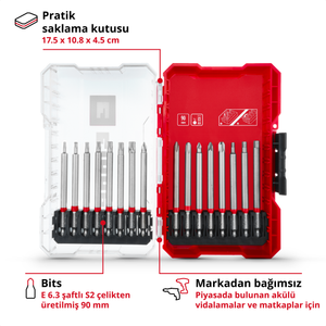 Orijinal M-case 16 Parça Bit Ucu Set 49118973