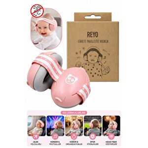 Bebek Gürültü Önleyici Kulaklık, İşitme Koruyucu Bebek Kulaklığı, Konser, Uçak, Seyahat, Düğün Ve Maç İçin Gürültü Azaltıcı Bebek Kulaklığı 0-3 Yaş Pembe Açık Pembe