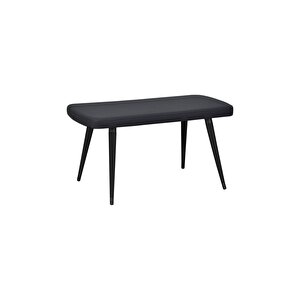 Eames Ahşap Ayak Deri Mutfak Masası Bankı