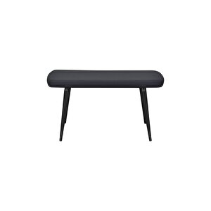Eames Ahşap Ayak Deri Mutfak Masası Bankı