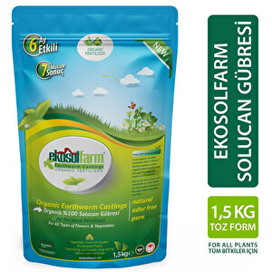Solucan Gübresi̇ 1,5 Kg Worm Castings