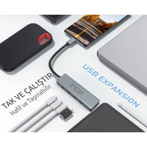 Itpt-4tx 4 Port Type-c 3.1 10gbps Type-c Çoklayıcı