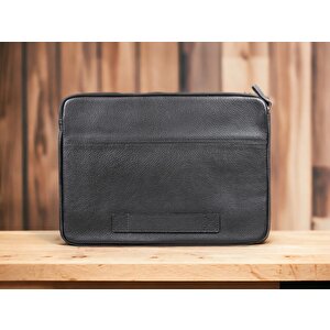 Awe 16 Inç Macbook Ve Pc Uyumlu Deri Kılıf Erc1 Siyah