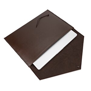 Mac Sleeve 15-16 Inç Macbook Uyumlu Kılıf Kahverengi