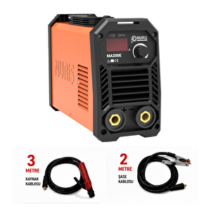 Ma200e İnverter Kaynak Makinesi + Kaynak Maskesi + 100lü Elektrod