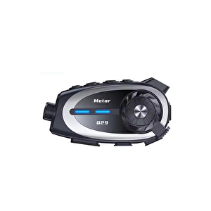Evimdeyokyok Q29 Motosiklet Kask Bluetooth Kulaklık Eşleşmeli 1080p Kamera Geniş Açı Su Geçirmez