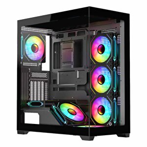 Dominator Fc-9565g 650w 80+ Usb 3.2 Argb Eatx Mid Tower Siyah Kasa