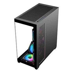 Dominator Fc-9565g 650w 80+ Usb 3.2 Argb Eatx Mid Tower Siyah Kasa