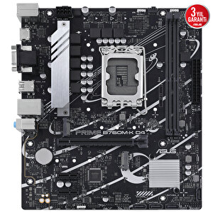Prime B760m-k D4 B760 Ddr4 Vga Glan 2.5g Matx Hd Us32 M2 Rgb 1700p Anakart