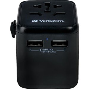 Verbatim 49543 Uta-01 Evrensel Seyahat Adaptörü - 2x Usb-a Port