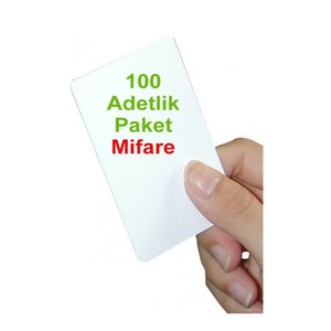 1. Sınıf Mifare Kart 13.56mhz M2 Mifare Kart 100 Adet