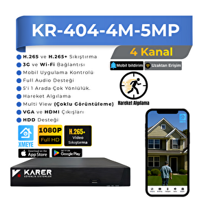 Exi̇tcam 2 Kamerali-renkli̇ Görüş-su Geçi̇rmez-yüz Ve Araç Tanimali-yapay Zeka Ayricalikli Güvenli̇k Seti̇