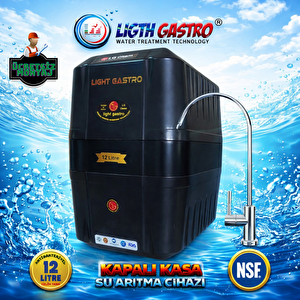 Li̇gth Gastro Premi̇um Full Si̇yah Ücretsi̇z Montaj 12 Li̇tre Su Aritma Ci̇hazi