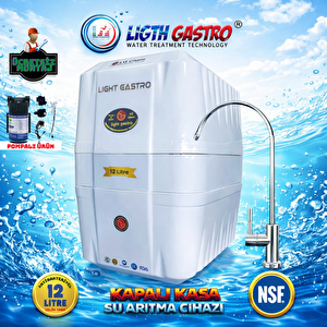 Li̇gth Gastro Full Beyaz Ücretsi̇z Montaj & Pompali 12 Li̇tre Su Aritma Ci̇hazi