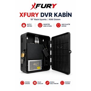 Dvr/nvr Cctv Rack Abs Kabinet 1u 19 '' 42x32x11 Cm