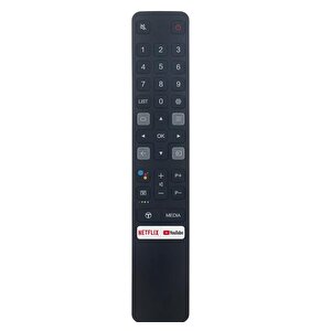 Tcl Ile Uyumlu Model 43p615 Mikrofonlu Smart Tv Kumanda