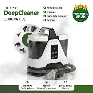 Deepcleaner 13.000 Pa | Koltuk Yıkama | Ütüleme | Buharlı Temizleme | Petcare