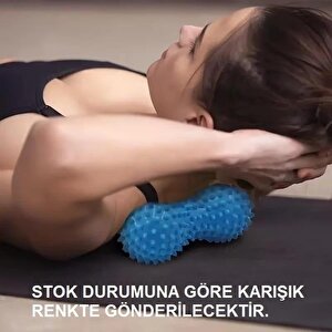 3b Trend 1 Adet Sert Dikenli Masaj Topu Top El Ayak Vücut Egzersiz Aleti Topuk Dikeni Rahatlatıcı