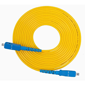 Fiber Optik 3 Metre Patch Kablo Sc-sc Sm Patchcord Single Mode 2.0mm 9/125 Os2 Tek Çekirdek Ev-ofi̇s Internet Bağlantısı Için