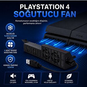 Gxt 233 Playstation 4 Soğutucu Fan Ps 4 Siyah