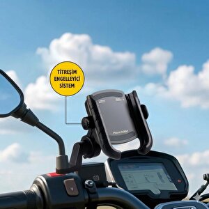 Ti̇treşi̇m Engelleyi̇ci̇ Motosi̇klet Telefon Tutucu Ch-110