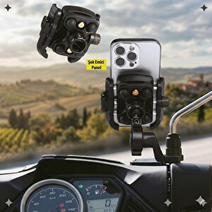 Ti̇treşi̇m Engelleyi̇ci̇ Motosi̇klet Telefon Tutucu Ch-110
