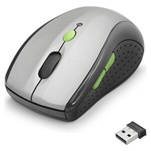 Evimdeyokyok Kablosuz Mouse 800/1600 Dpi - Gri Siyah Hdx3405g