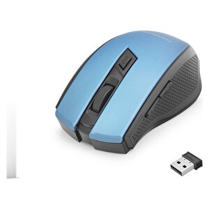 Evimdeyokyok Kablosuz Mouse 800/1600 Dpi - Mavi Siyah Hdx3404b