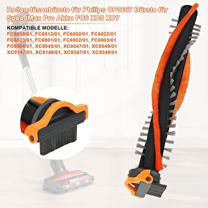 Philips Speedmax Pro Için Yedek Rulo Fırça  Cp0667, 360° Fc6 Xc7/8 Serileri Uyumlu Fc6822/01