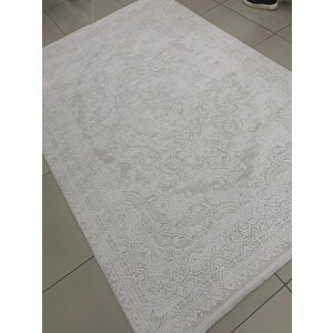 Liparis Halı Avangarde Serisi 5418 Kemik Akrilik Salon Oturma Yatak Odası Halısı 200x290 cm