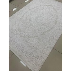 Liparis Halı Avangarde Serisi 5418 Kemik Akrilik Salon Oturma Yatak Odası Halısı 200x290 cm