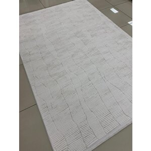 Liparis Halı Avangarde Serisi 5406 Kemik Akrilik Salon Oturma Yatak Odası Halısı 160x230 cm