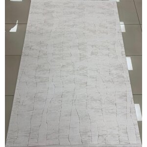 Liparis Halı Avangarde Serisi 5406 Kemik Akrilik Salon Oturma Yatak Odası Halısı 160x230 cm