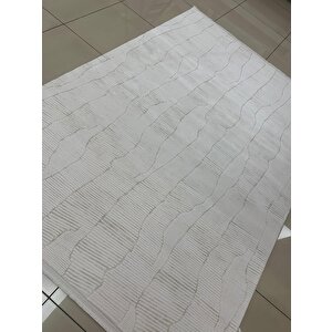 Liparis Halı Avangarde Serisi 5406 Kemik Akrilik Salon Oturma Yatak Odası Halısı 160x230 cm
