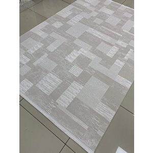 Liparis Halı Avangarde Serisi 5470 Kemik Akrilik Salon Oturma Yatak Odası Halısı 160x230 cm