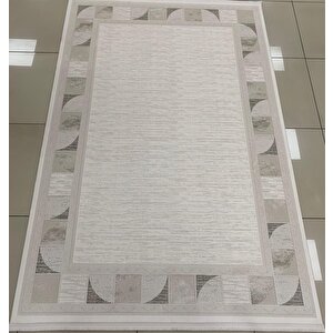 Liparis Halı Avangarde Serisi 5460 Bej Akrilik Salon Oturma Yatak Odası Halısı 200x290 cm