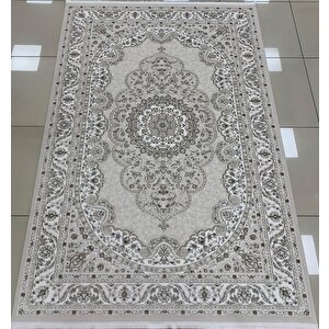 Liparis Halı Avangarde Serisi 5483 Kemik Akrilik Salon Oturma Yatak Odası Halısı 160x230 cm