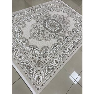Liparis Halı Avangarde Serisi 5483 Kemik Akrilik Salon Oturma Yatak Odası Halısı 160x230 cm