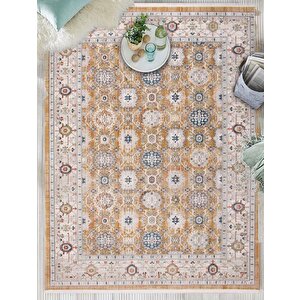 Andromeda Halı Otantik Serisi G0680a Gold Salon Oturma Yatak Odası Halısı 160x230 cm