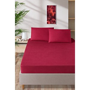 Pamuk Saten Lastikli Çarşaf 120x200 Redberry