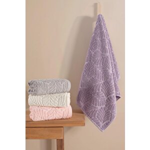 Dorian 4'lü %100 Pamuk Jakarlı El Banyo Havlu 50x90