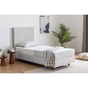 Luna Milky Sabi̇t Baza Ve Başlik, Açik Gri̇, 120x200