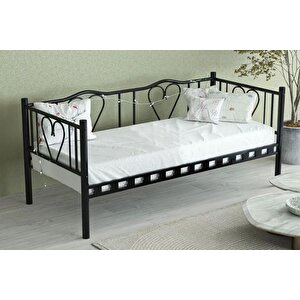 Brono Metal Di̇van Karyola, Si̇yah, 90x200